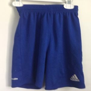 Blue Adidas shorts
